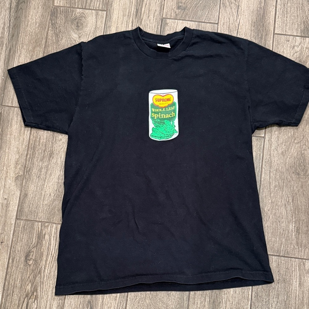 Men’s Large Supreme Whole Leaf Spinach Skate Tee
